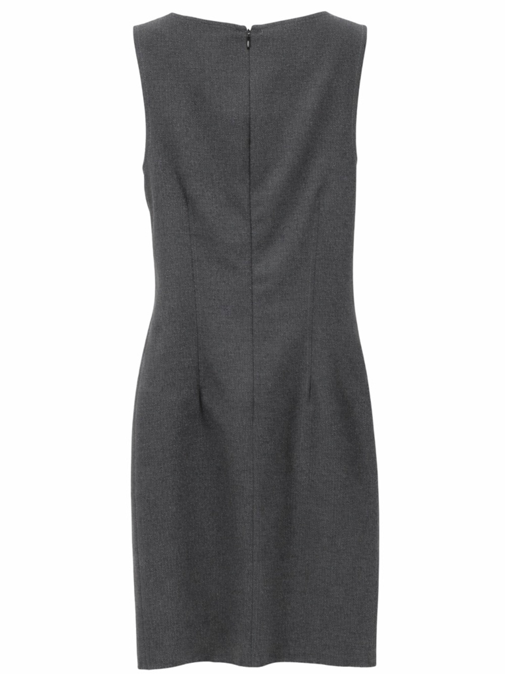 David Meister Black Sheath Dress Size 4 Bow Waist Cocktail Classic Minimalist - Picture 2 of 5